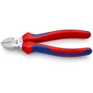 KNIPEX Boční štípací kleště, hlava pochromovaná a vícesložkové návleky, 160mm